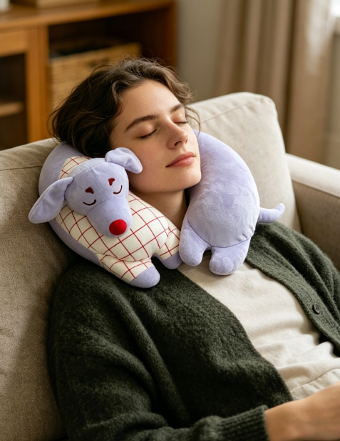 Cute Cartoon Dog Pillow - Image 2